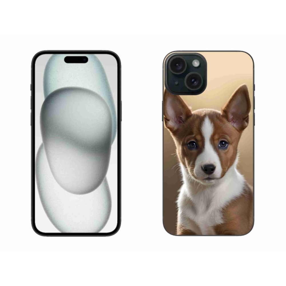 Gélový kryt mmCase na iPhone 15 Plus - basenji