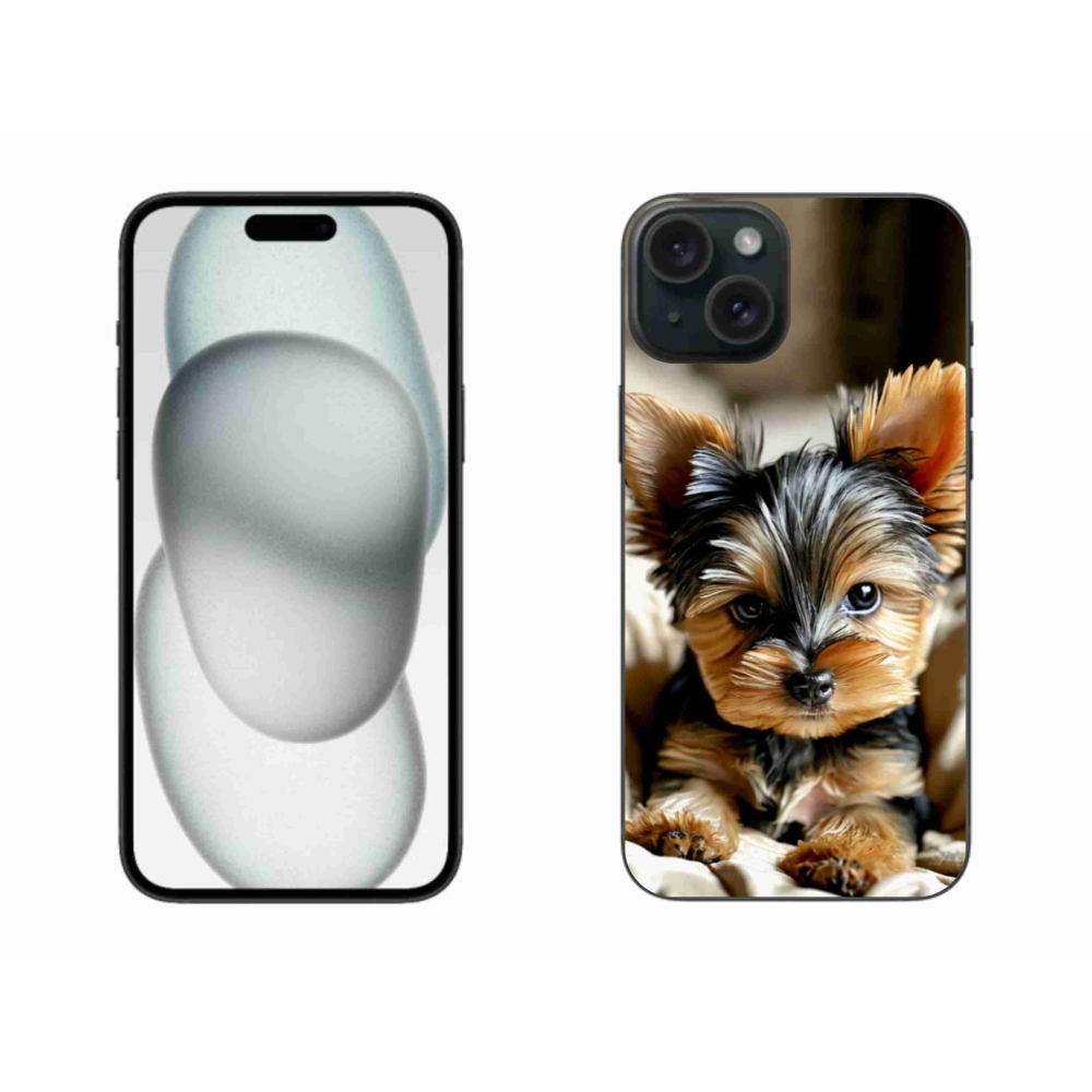 Gélový kryt mmCase na iPhone 15 Plus - yorkšír 11