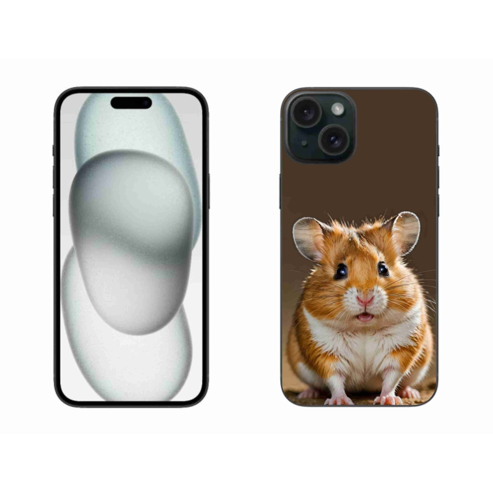 Gélový kryt mmCase na iPhone 15 Plus - škrečok
