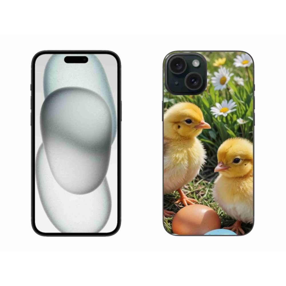 Gélový kryt mmCase na iPhone 15 Plus - kuriatka