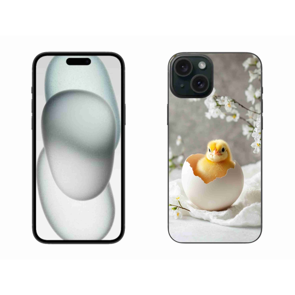 Gélový kryt mmCase na iPhone 15 Plus - kuriatko