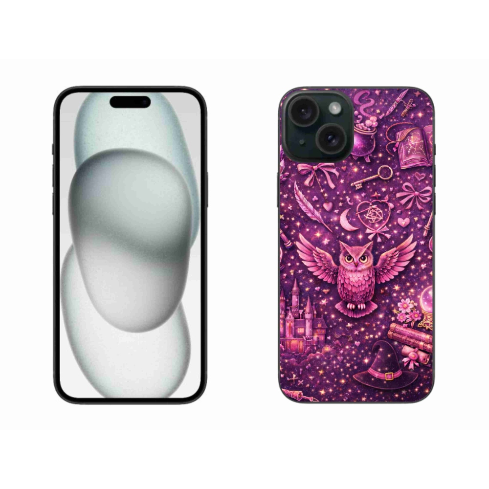 Gélový kryt mmCase na iPhone 15 Plus - magický svet