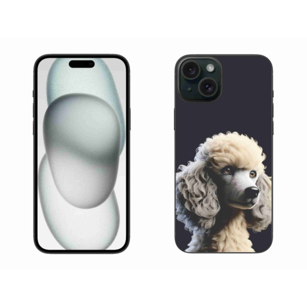 Gélový kryt mmCase na iPhone 15 Plus - pudel