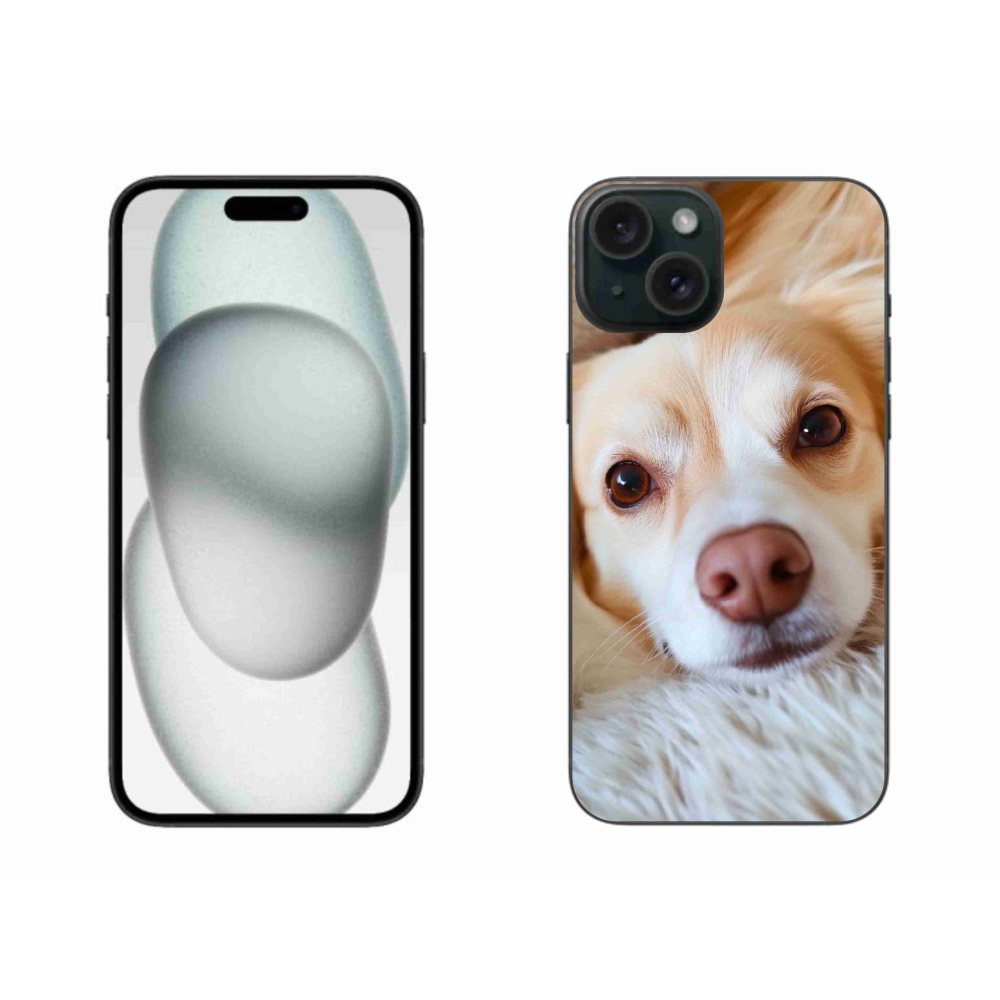 Gélový kryt mmCase na iPhone 15 Plus - Roztomilá čivava