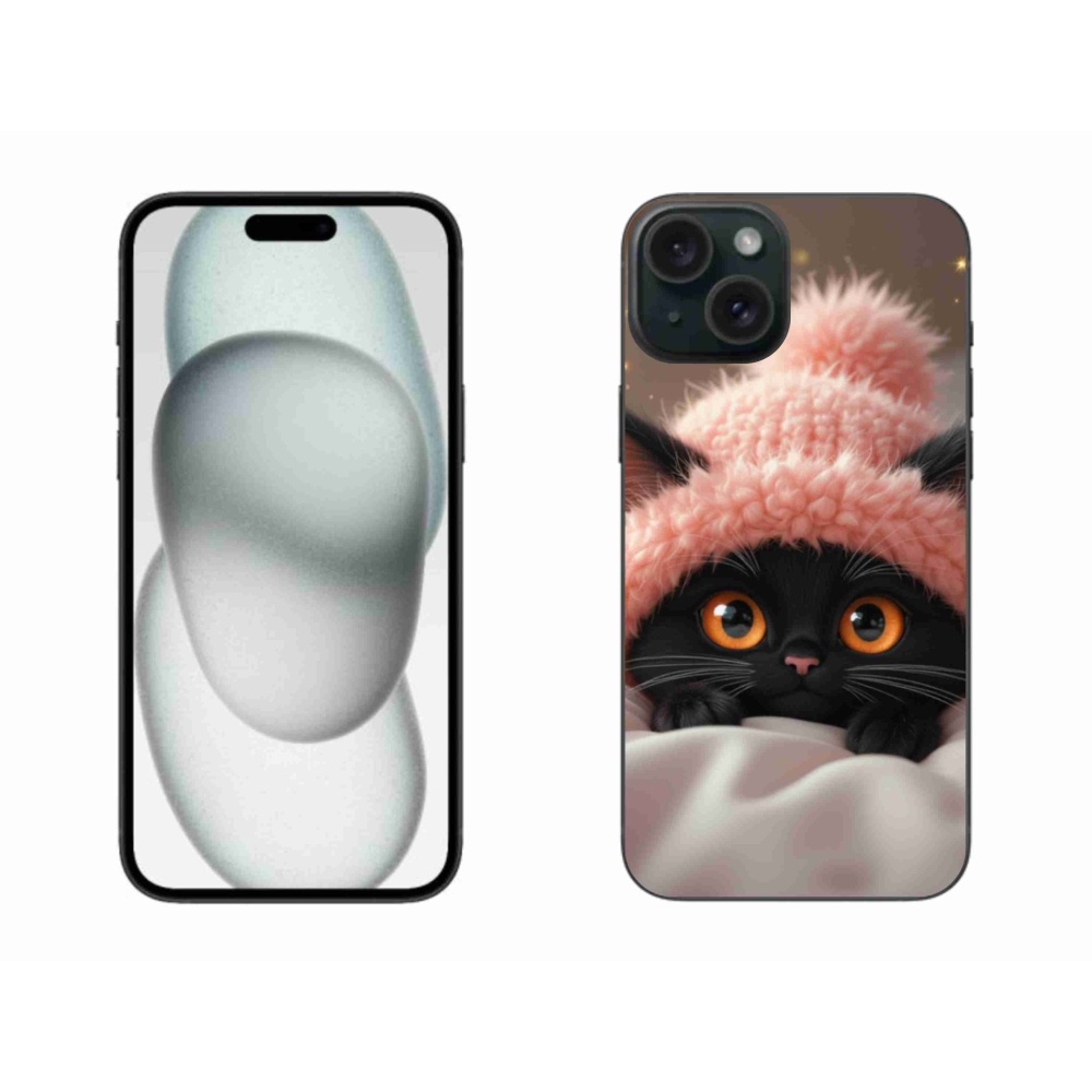 Gélový kryt mmCase na iPhone 15 Plus - roztomilé mačiatko 7