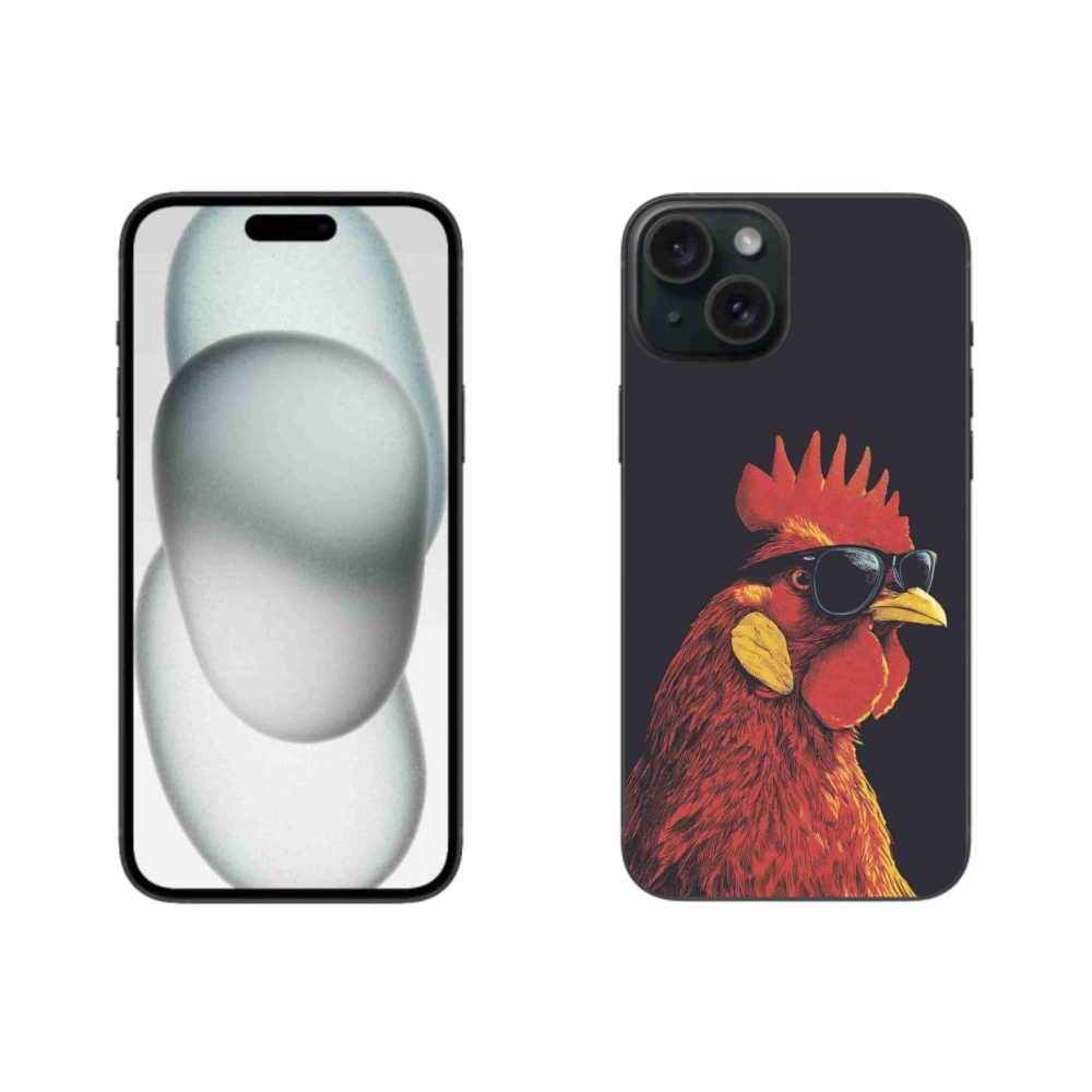 Gélový kryt mmCase na iPhone 15 Plus - štýlový kohút