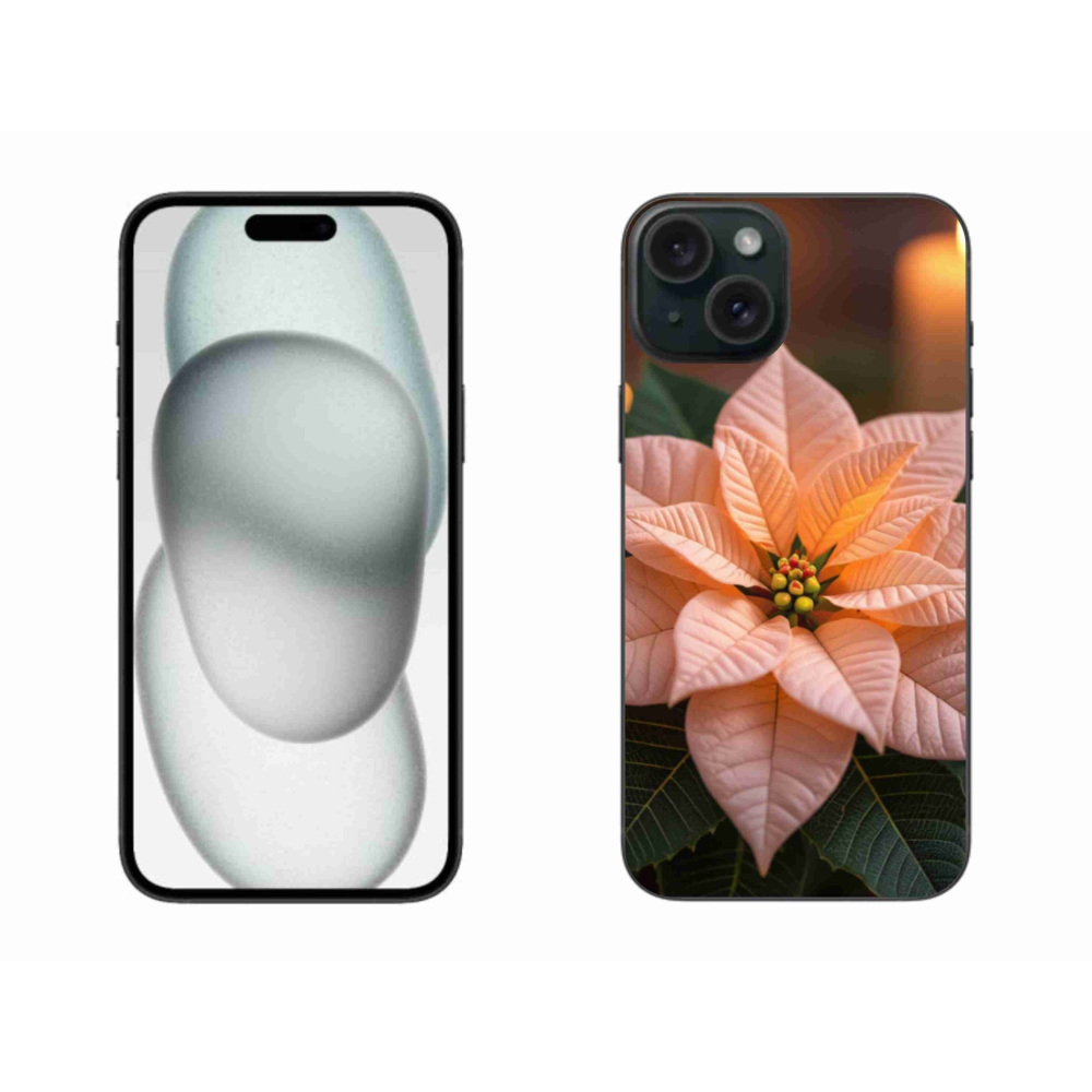 Gélový kryt mmCase na iPhone 15 Plus - vianočná hviezda