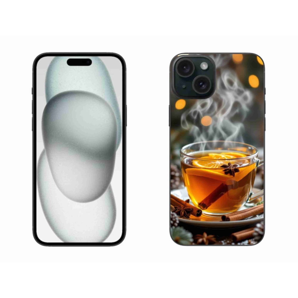 Gélový kryt mmCase na iPhone 15 Plus - vianočný punč