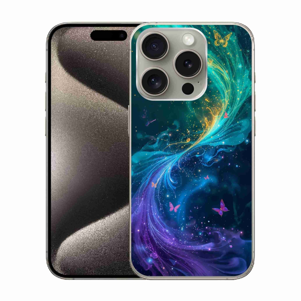 Gélový kryt mmCase na iPhone 15 Pro - abstraktný motív 31