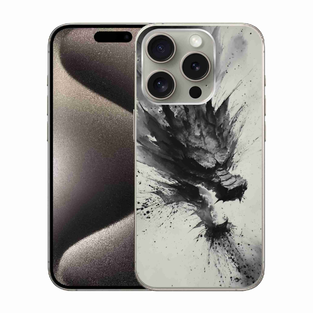 Gélový kryt mmCase na iPhone 15 Pro - abstraktný motív 32