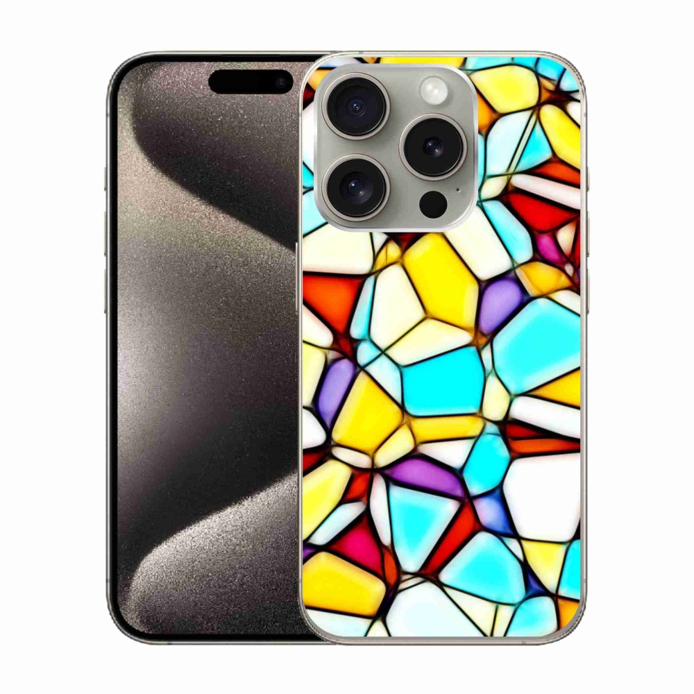 Gélový kryt mmCase na iPhone 15 Pro - abstraktný motív 40