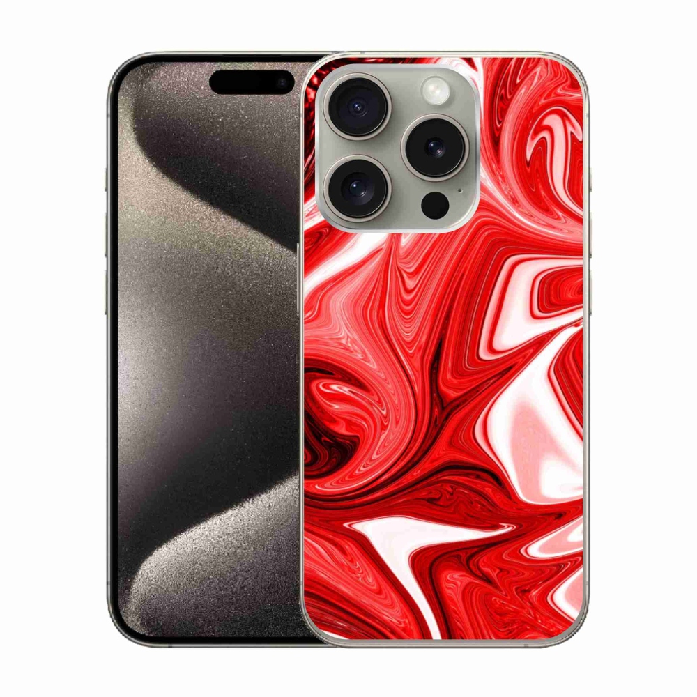 Gélový kryt mmCase na iPhone 15 Pro - abstraktný motív 43
