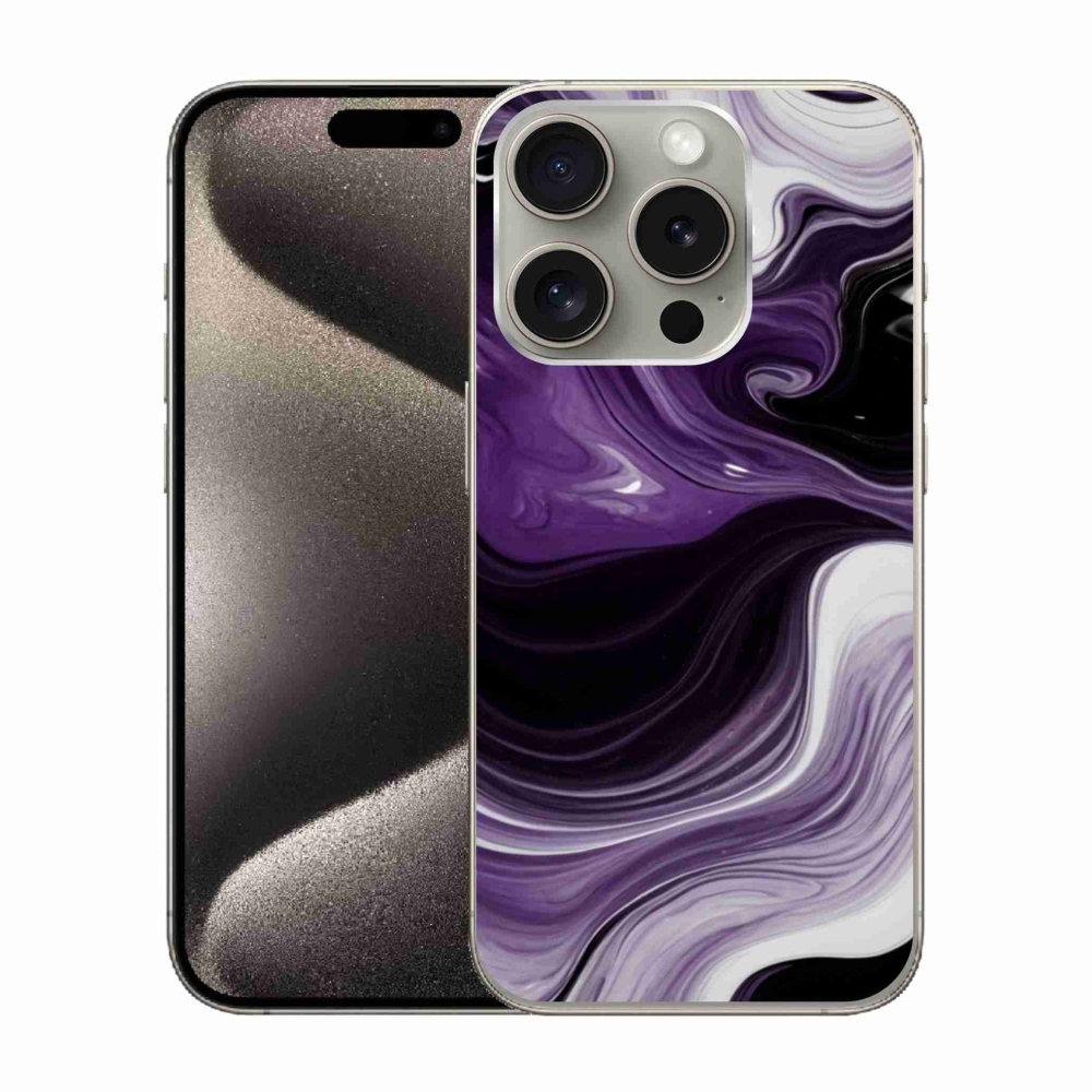 Gélový kryt mmCase na iPhone 15 Pro - abstraktný motív 46