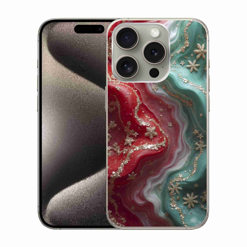 Gélový kryt mmCase na iPhone 15 Pro - abstraktný motív 54