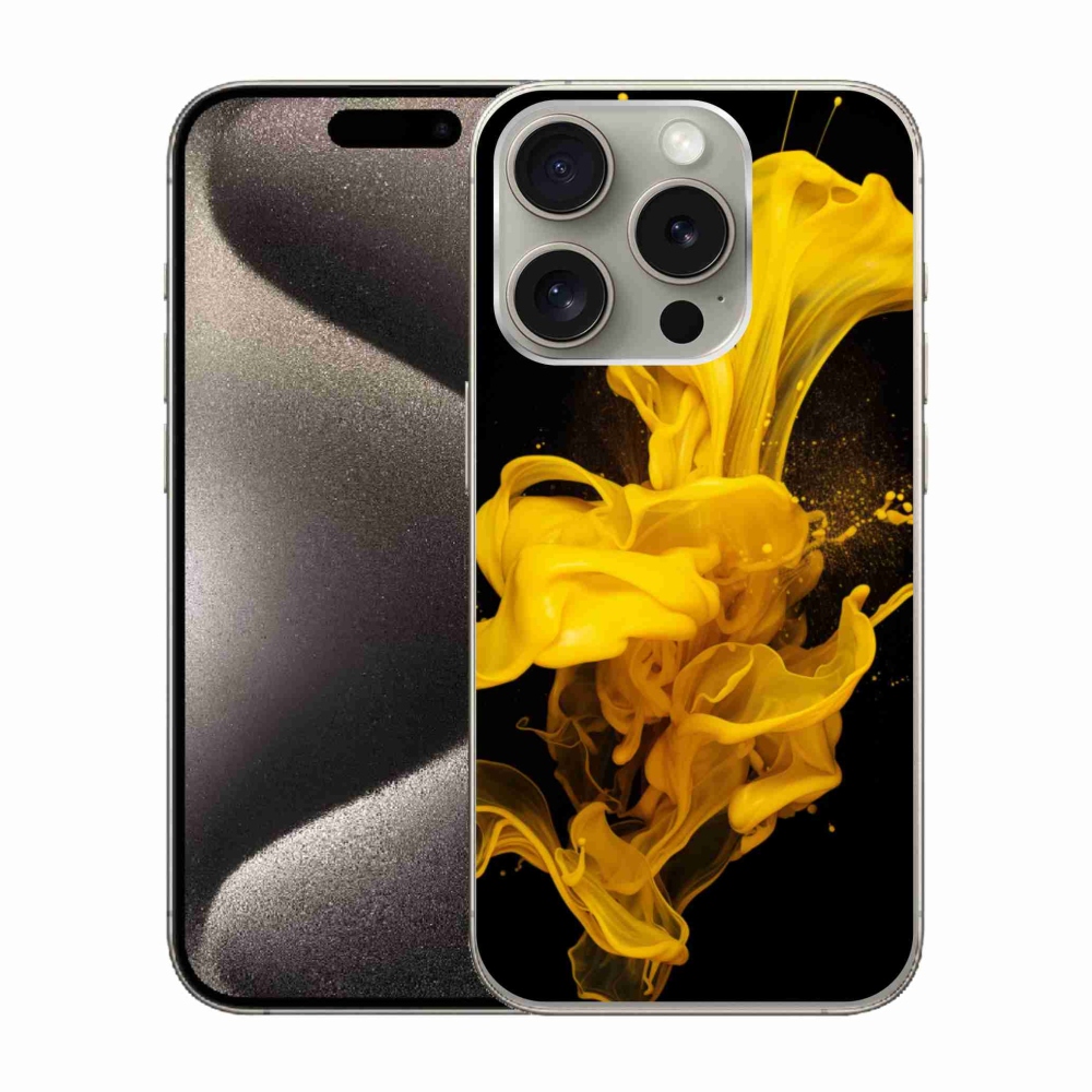 Gélový kryt mmCase na iPhone 15 Pro - abstraktný motív 56