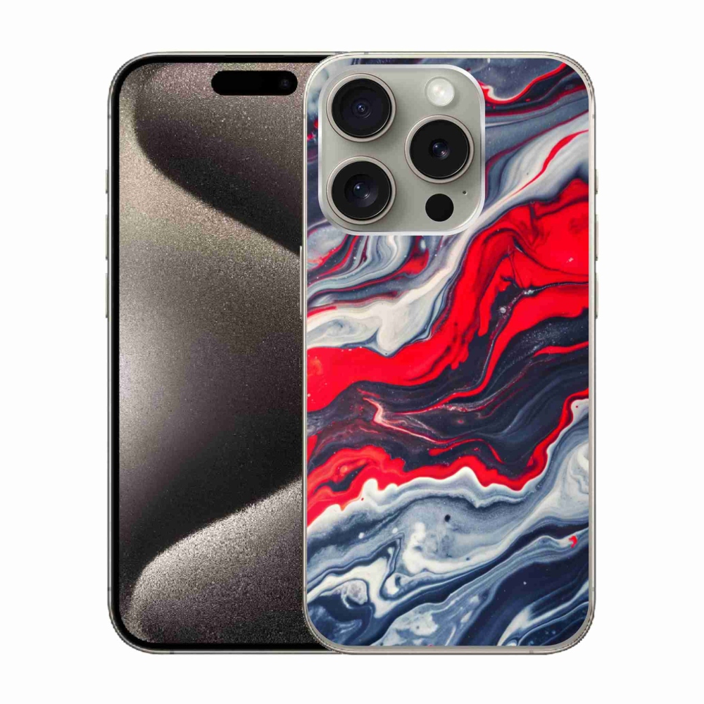 Gélový kryt mmCase na iPhone 15 Pro - abstraktný motív 59