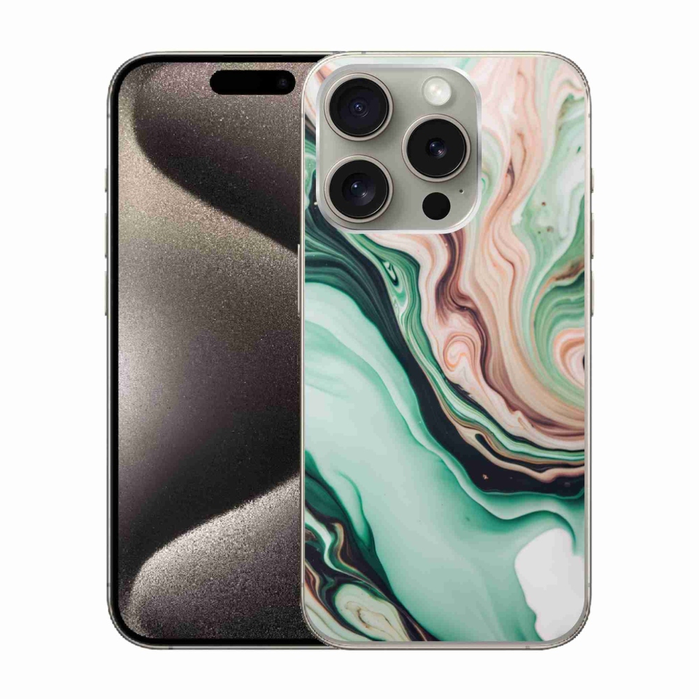 Gélový kryt mmCase na iPhone 15 Pro - abstraktný motív 62