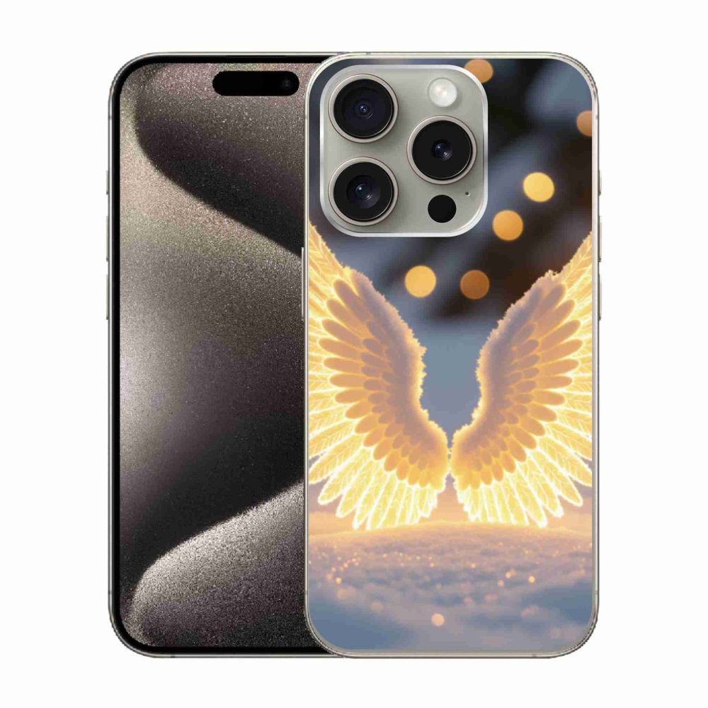 Gélový kryt mmCase na iPhone 15 Pro - krídla