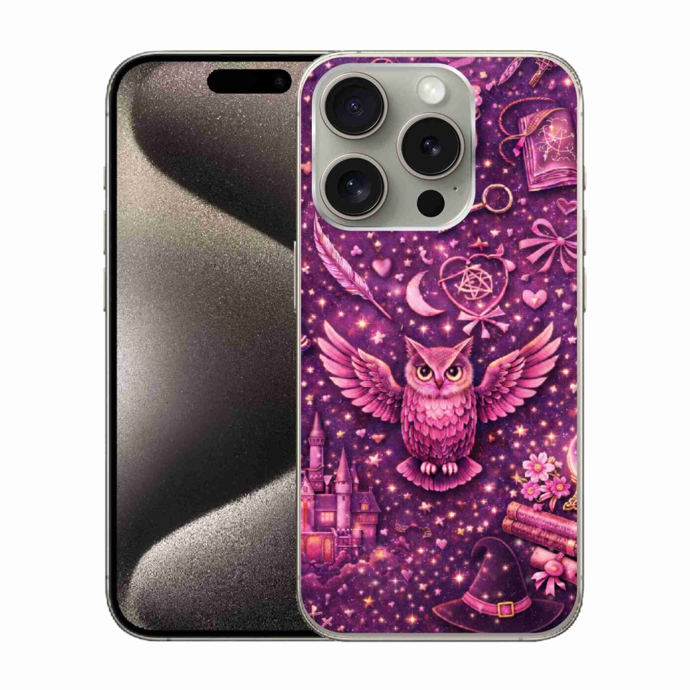 Gélový kryt mmCase na iPhone 15 Pro - magický svet