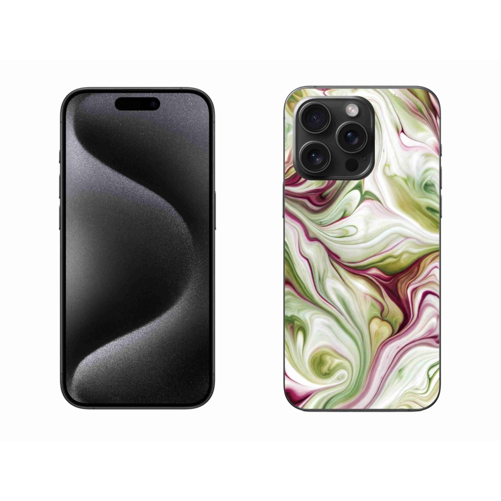 Gélový kryt mmCase na iPhone 15 Pro Max - abstraktný motív 36