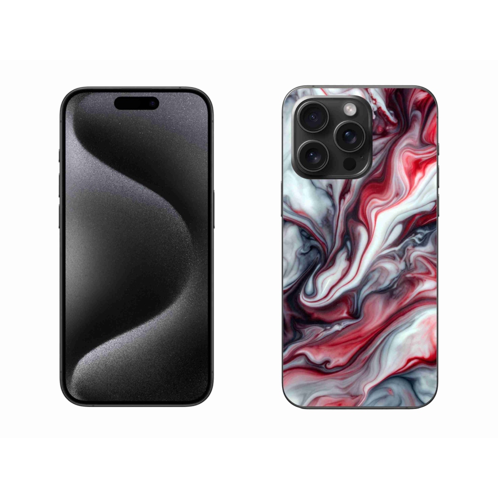 Gélový kryt mmCase na iPhone 15 Pro Max - abstraktný motív 37