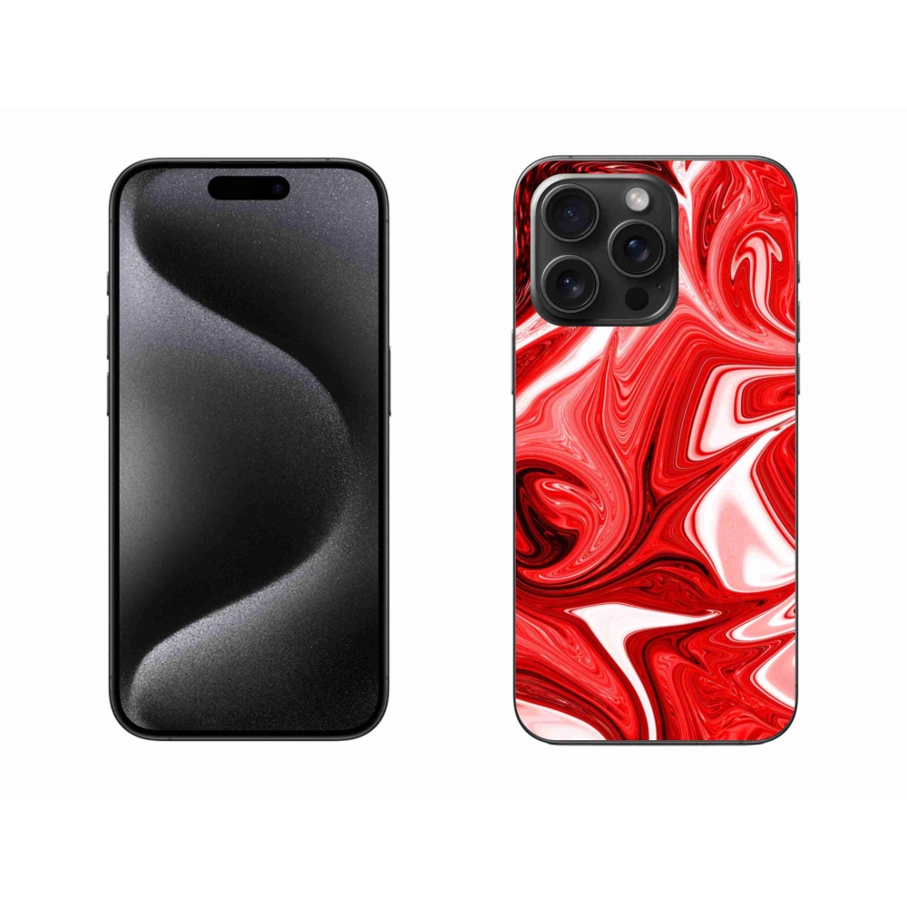 Gélový kryt mmCase na iPhone 15 Pro Max - abstraktný motív 43