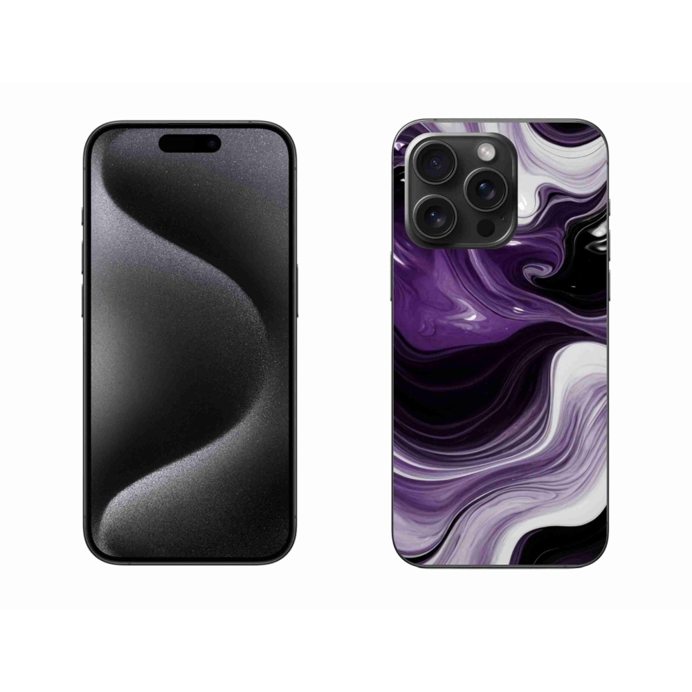 Gélový kryt mmCase na iPhone 15 Pro Max - abstraktný motív 46