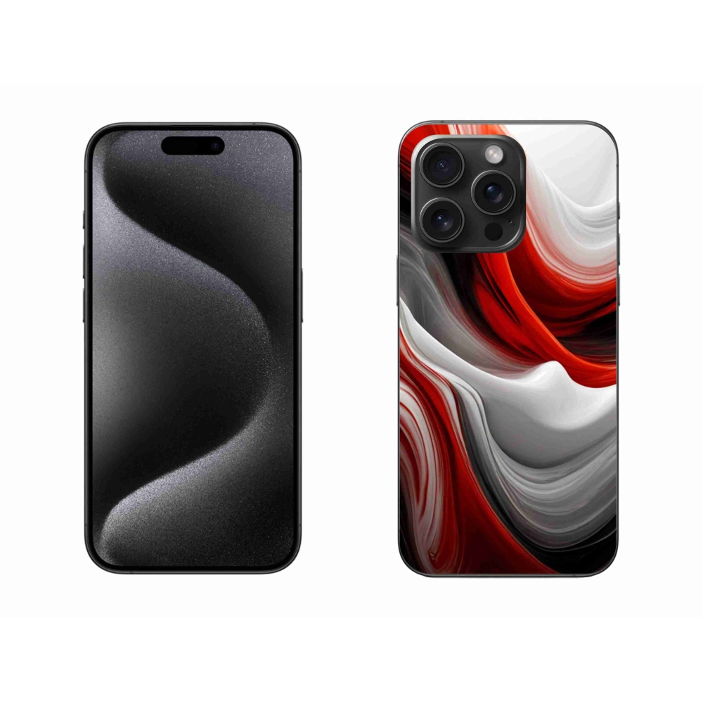 Gélový kryt mmCase na iPhone 15 Pro Max - abstraktný motív 47