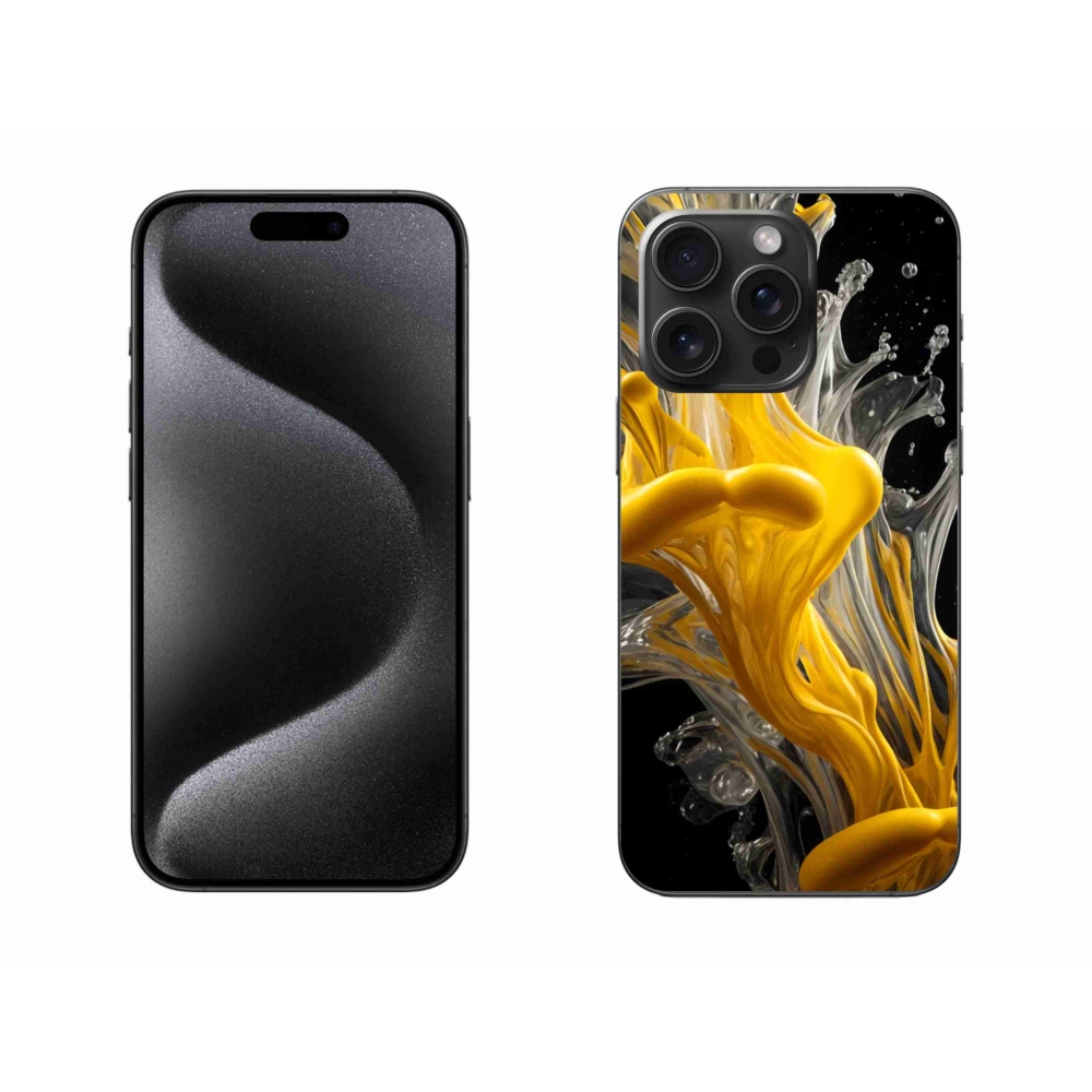 Gélový kryt mmCase na iPhone 15 Pro Max - abstraktný motív 48