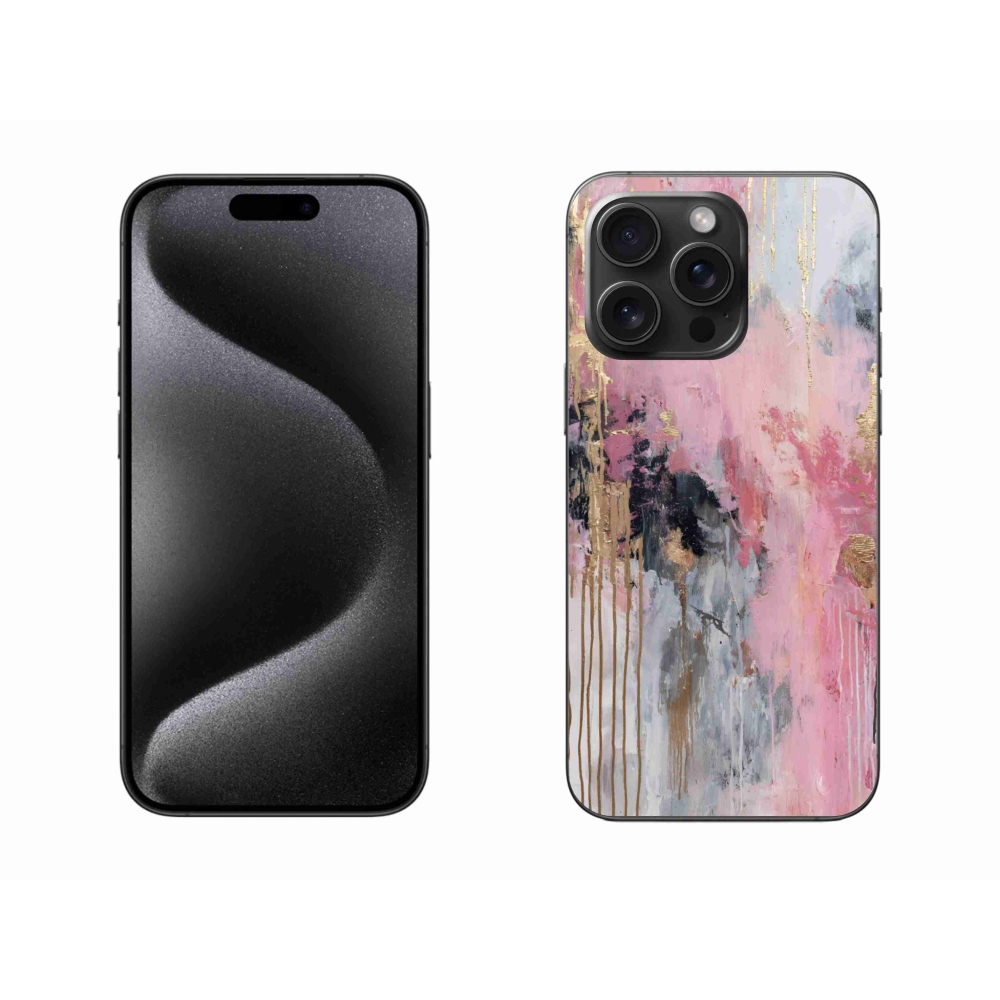 Gélový kryt mmCase na iPhone 15 Pro Max - abstraktný motív 49