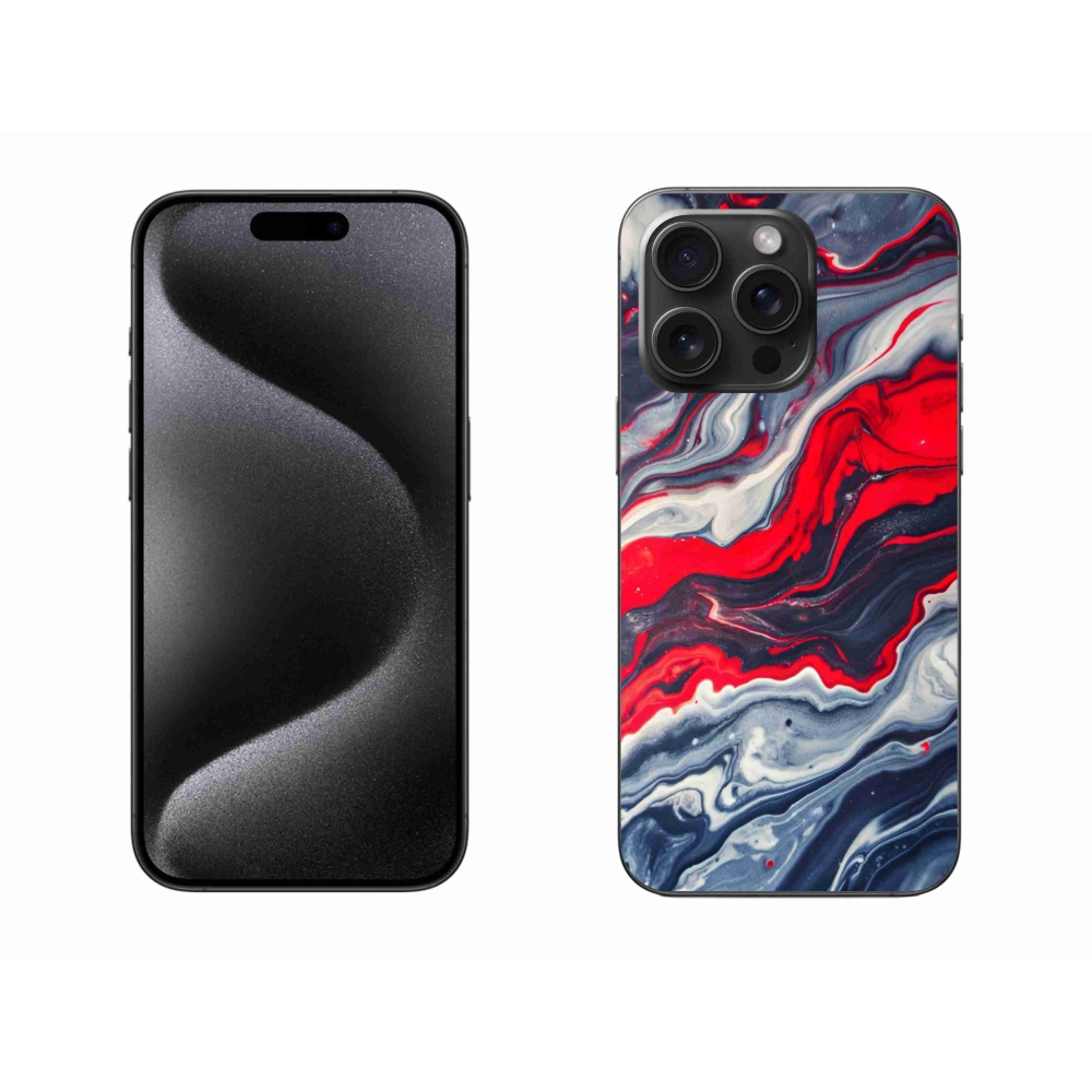 Gélový kryt mmCase na iPhone 15 Pro Max - abstraktný motív 59