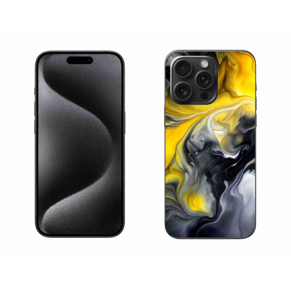 Gélový kryt mmCase na iPhone 15 Pro Max - abstraktný motív 60
