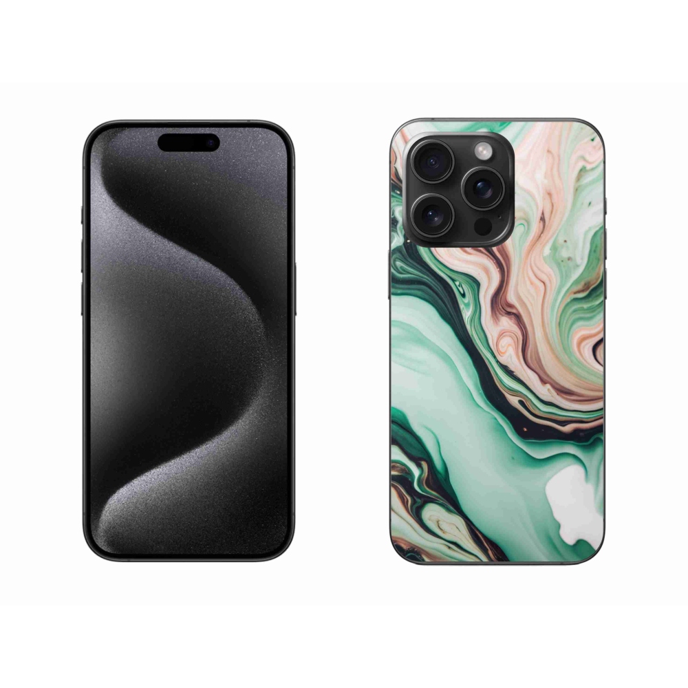 Gélový kryt mmCase na iPhone 15 Pro Max - abstraktný motív 62
