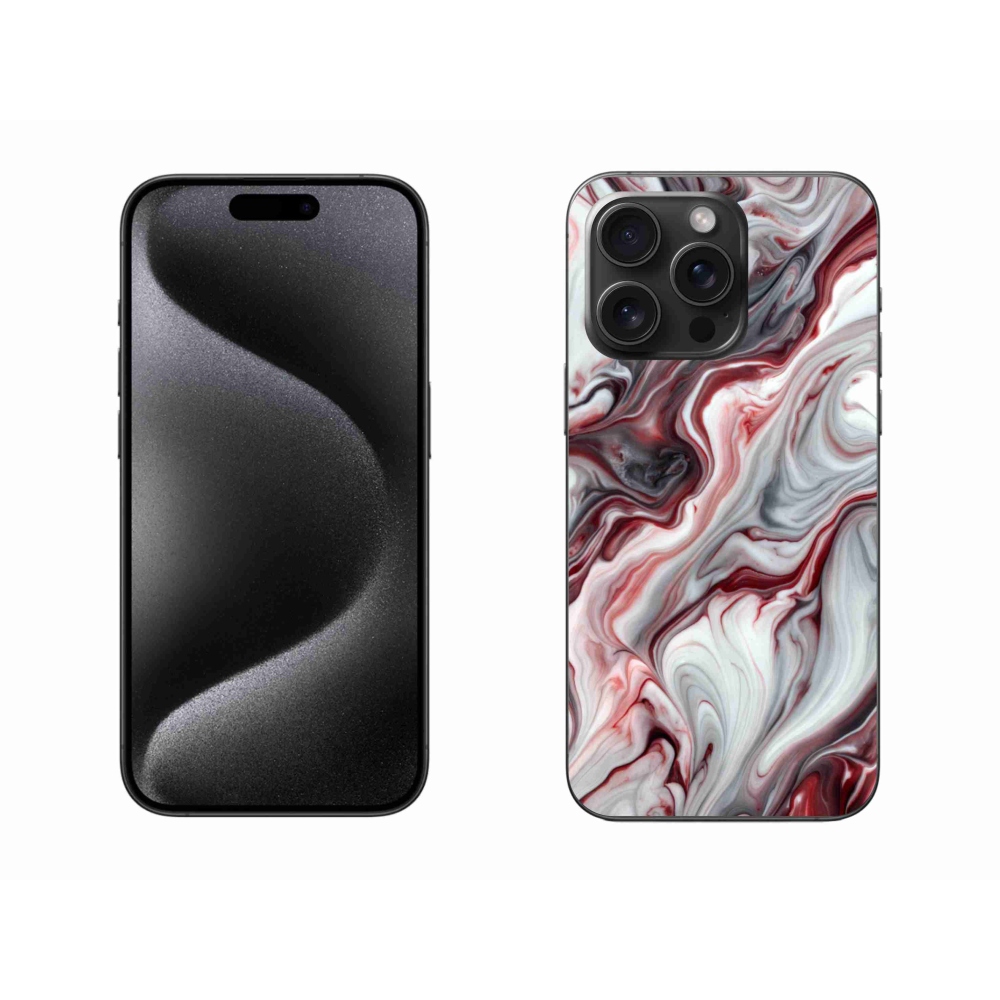 Gélový kryt mmCase na iPhone 15 Pro Max - abstraktný motív 64