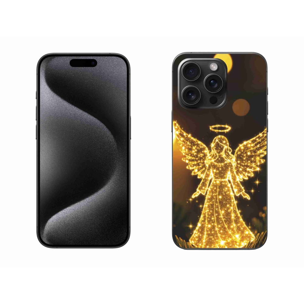 Gélový kryt mmCase na iPhone 15 Pro Max - anjel