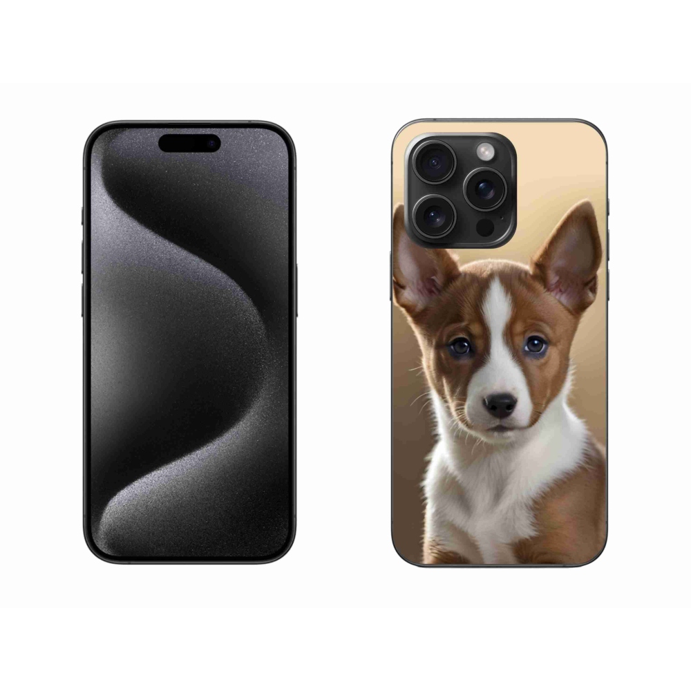 Gélový kryt mmCase na iPhone 15 Pro Max - basenji