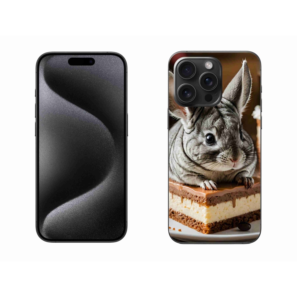 Gélový kryt mmCase na iPhone 15 Pro Max - činčila