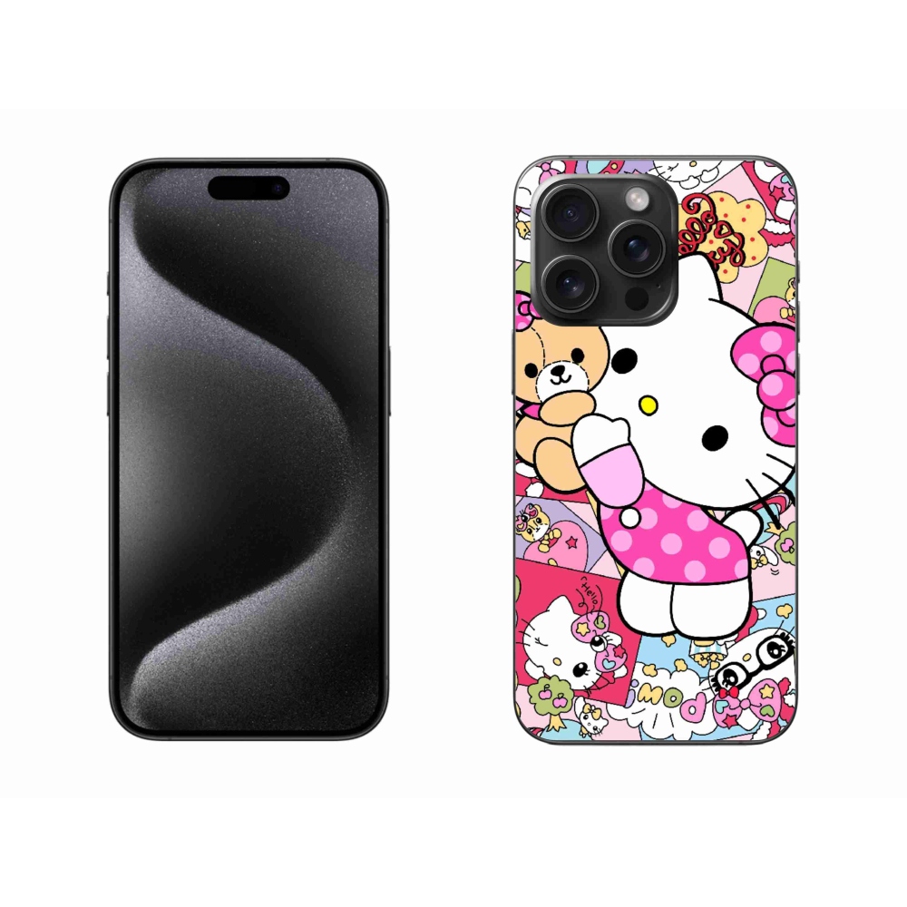 Gélový kryt mmCase na iPhone 15 Pro Max - cute kitty