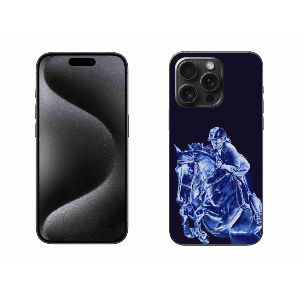 Gélový kryt mmCase na iPhone 15 Pro Max - dostihový kôň