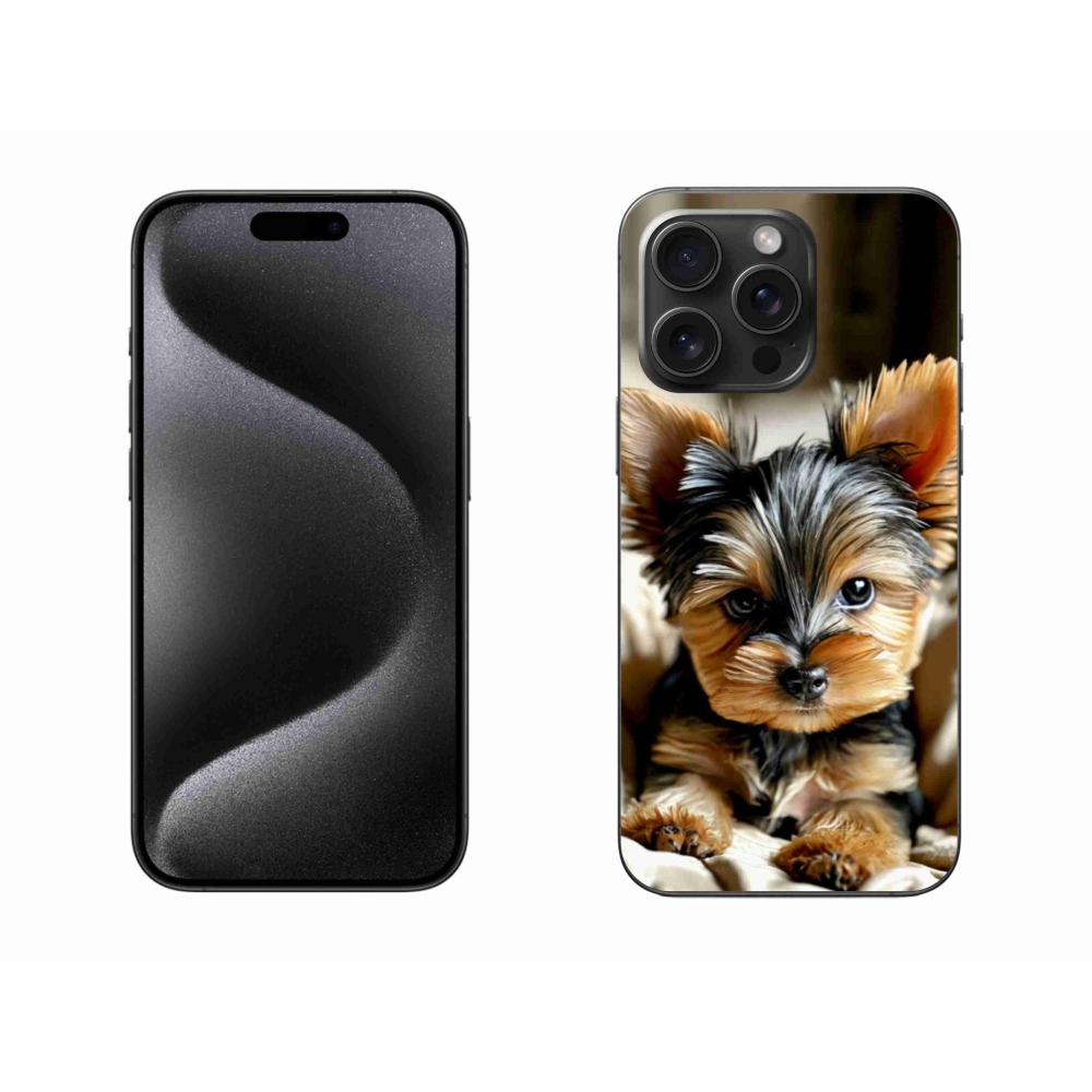 Gélový kryt mmCase na iPhone 15 Pro Max - yorkšír 11