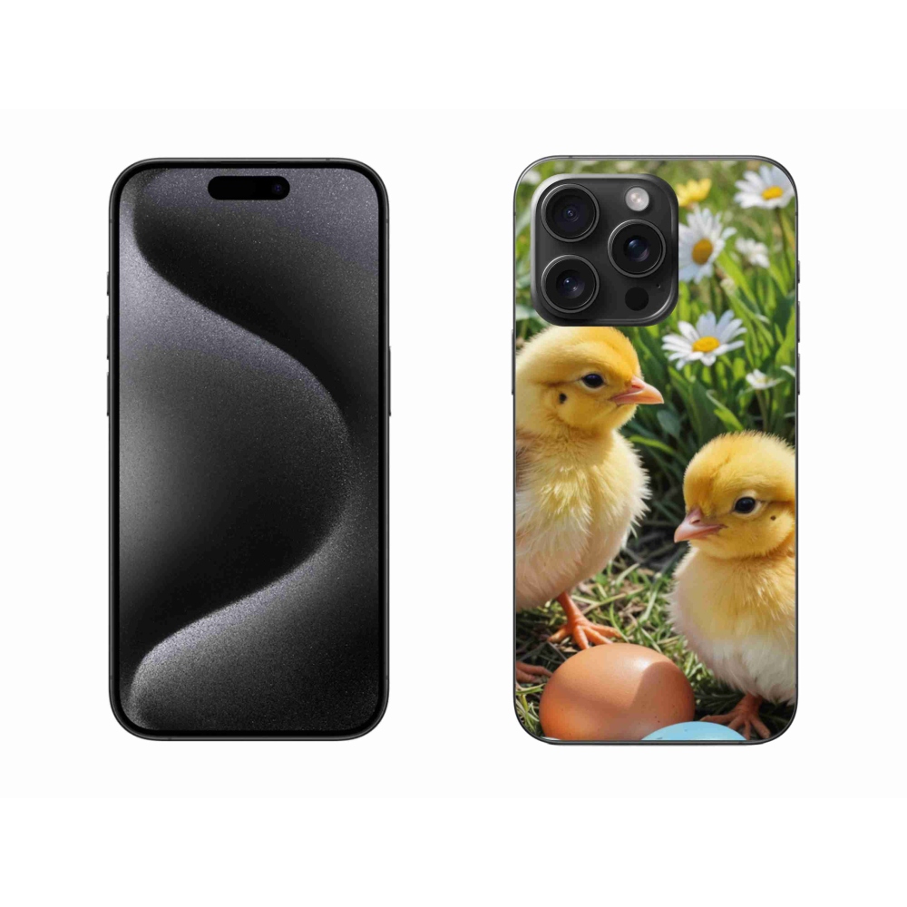 Gélový kryt mmCase na iPhone 15 Pro Max - kuriatka