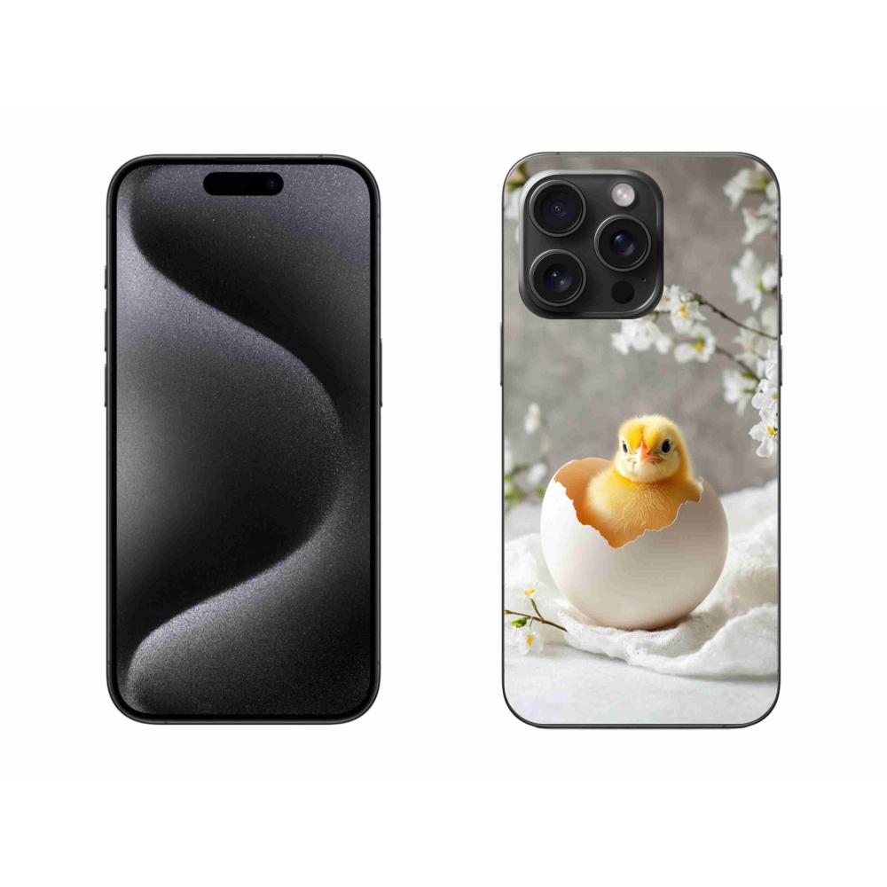 Gélový kryt mmCase na iPhone 15 Pro Max - kuriatko