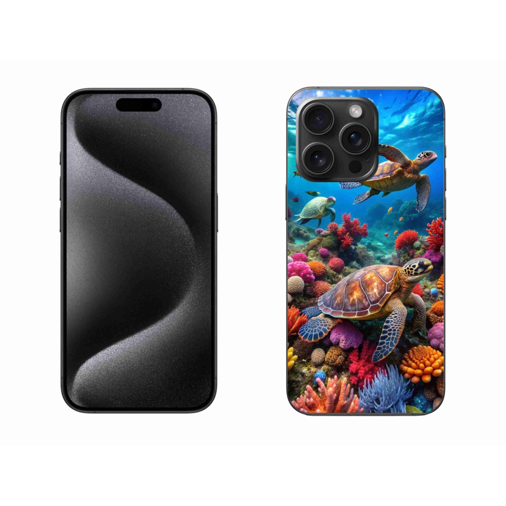 Gélový kryt mmCase na iPhone 15 Pro Max - morský svet 2