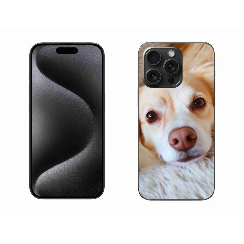 Gélový kryt mmCase na iPhone 15 Pro Max - Roztomilá čivava