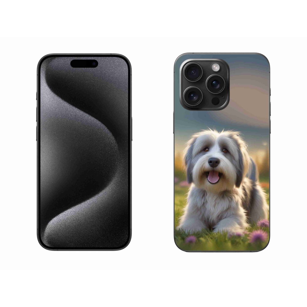 Gélový kryt mmCase na iPhone 15 Pro Max - roztomilý havanský psík