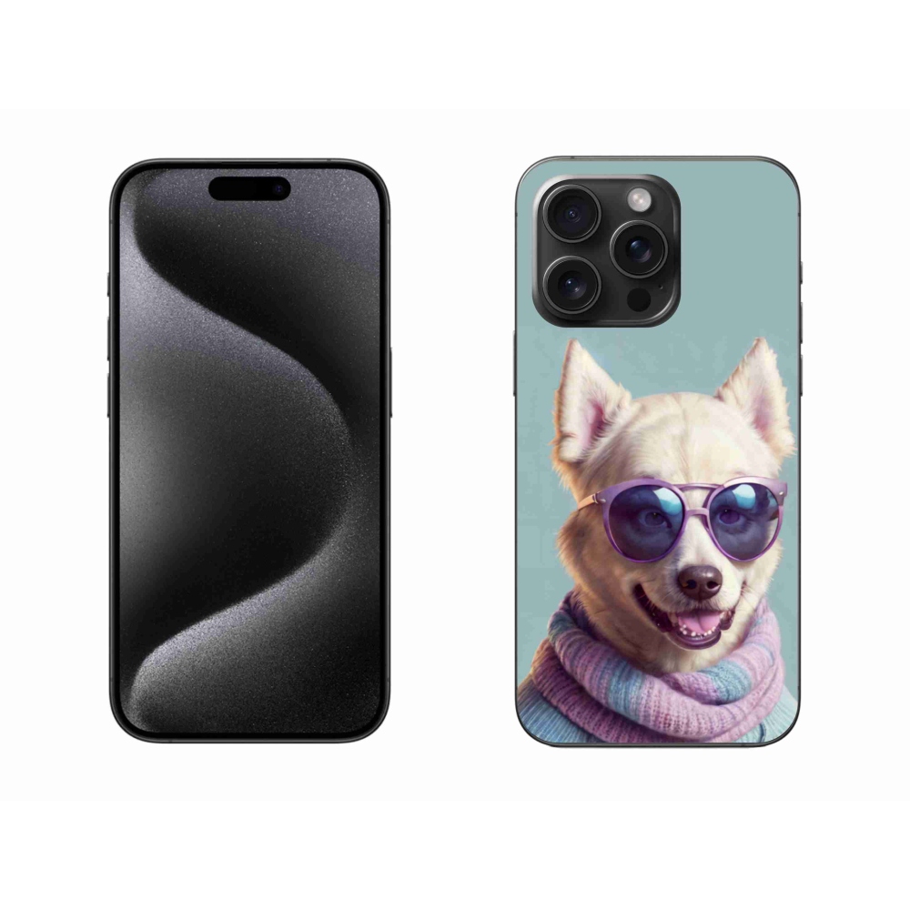 Gélový kryt mmCase na iPhone 15 Pro Max - štýlový nemecký špic