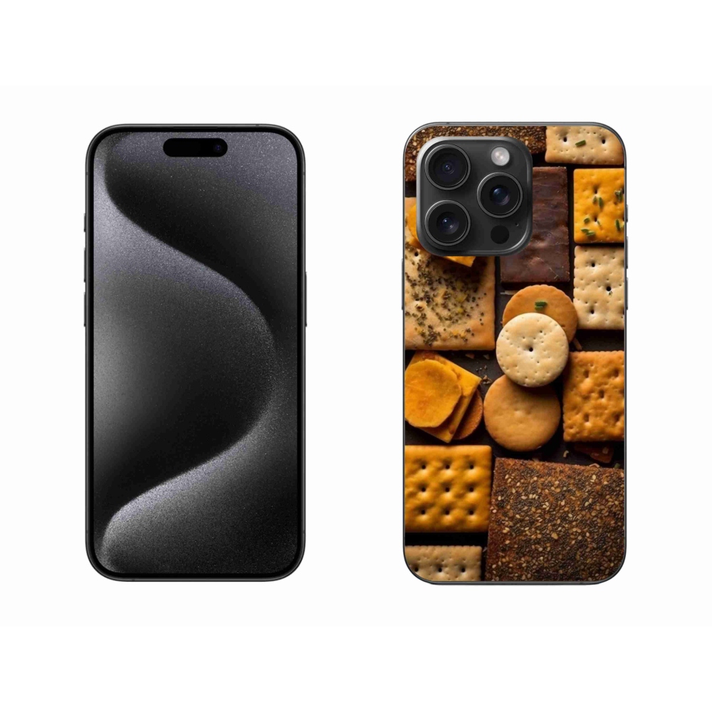 Gélový kryt mmCase na iPhone 15 Pro Max - sušienky