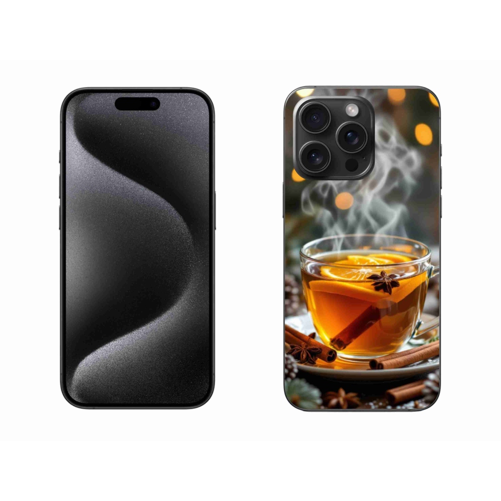 Gélový kryt mmCase na iPhone 15 Pro Max - vianočný punč