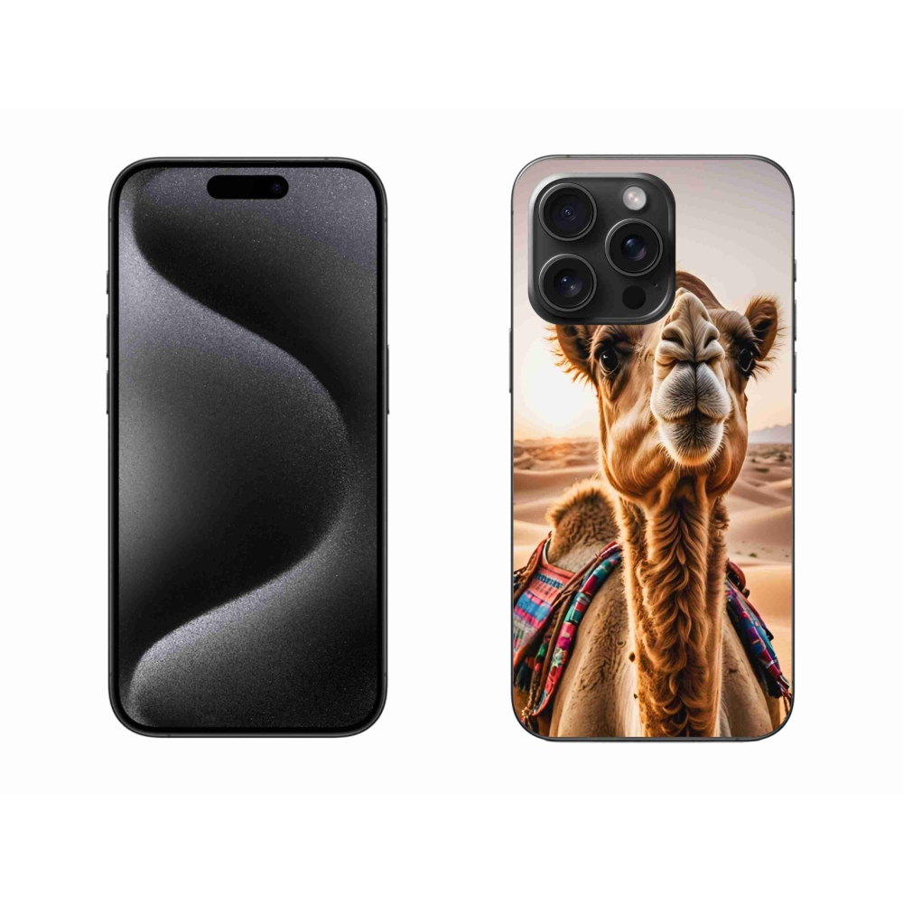 Gélový kryt mmCase na iPhone 15 Pro Max - ťava