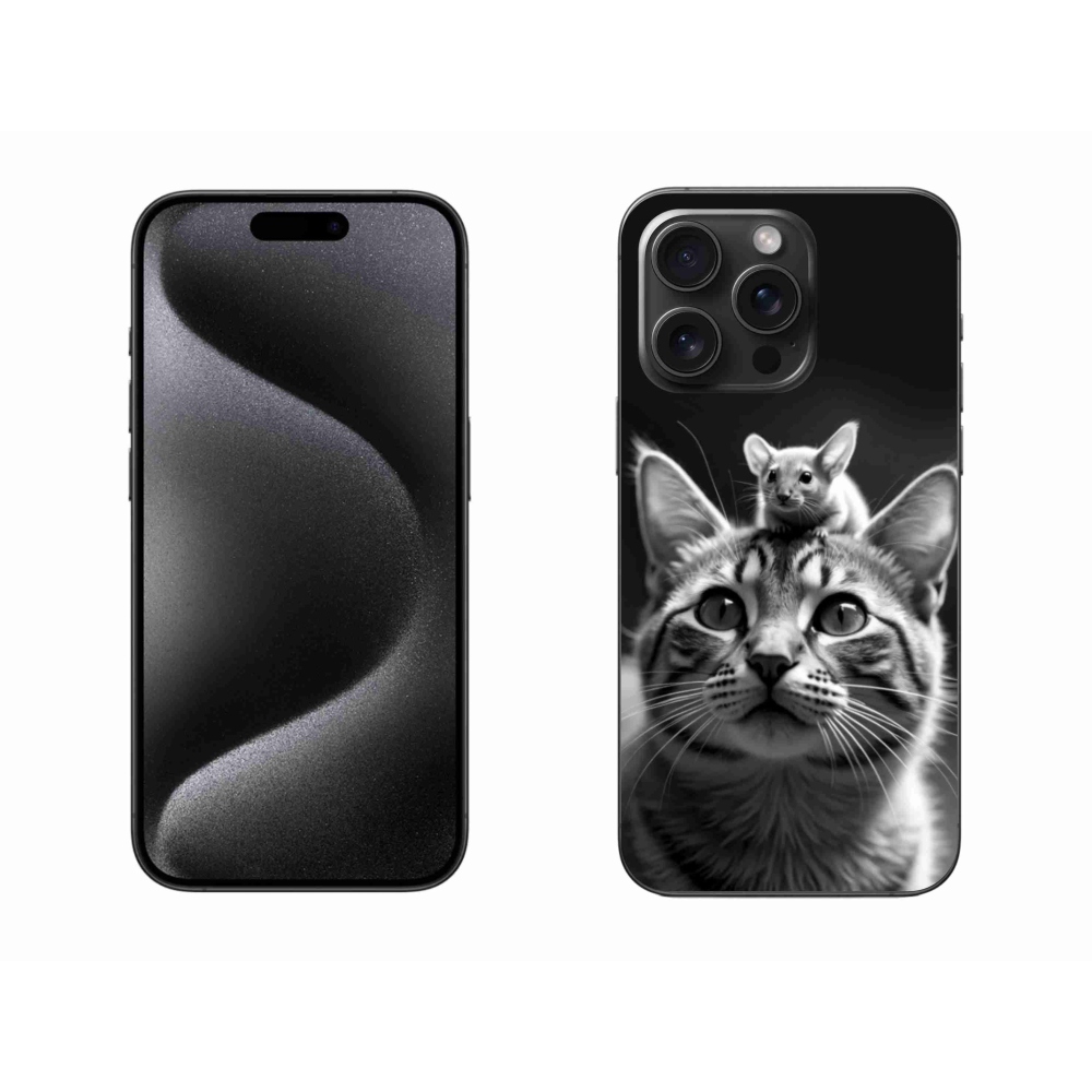 Gélový kryt mmCase na iPhone 15 Pro Max - zvieracie priateľstvo 2
